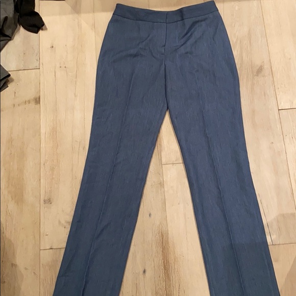 T Tahari Chambray Dress Pants - Picture 2 of 2